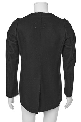 Lot 326 - A Maison Martin Margiela black fulled-wool jacket, ‘Film Super 8’ collection, Autumn-Winter 1993-94