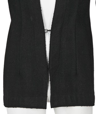 Lot 326 - A Maison Martin Margiela black fulled-wool jacket, ‘Film Super 8’ collection, Autumn-Winter 1993-94
