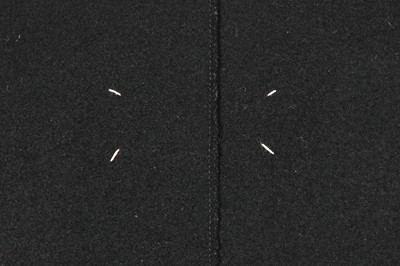 Lot 326 - A Maison Martin Margiela black fulled-wool jacket, ‘Film Super 8’ collection, Autumn-Winter 1993-94