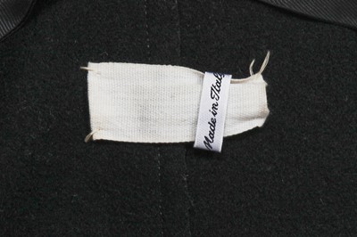 Lot 326 - A Maison Martin Margiela black fulled-wool jacket, ‘Film Super 8’ collection, Autumn-Winter 1993-94