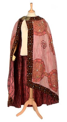 Lot 149 - A Boyar cape, designed by Nicholas Roerich for...