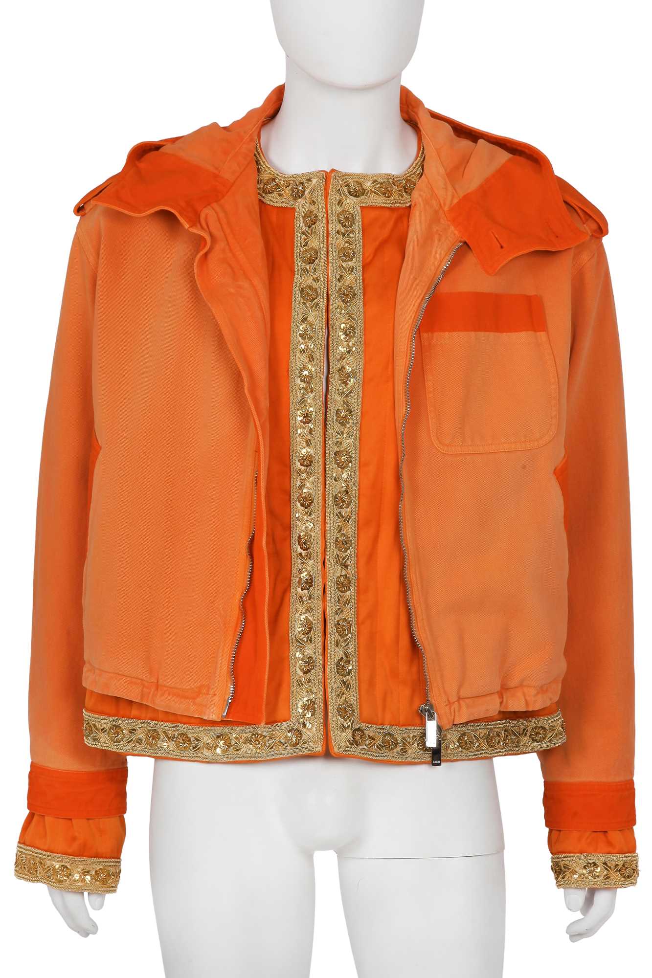Lot 301 - A Dior Homme by Kim Jones double jacket ensemble, Autumn-Winter 2021-22