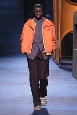 Lot 301 - A Dior Homme by Kim Jones double jacket ensemble, Autumn-Winter 2021-22
