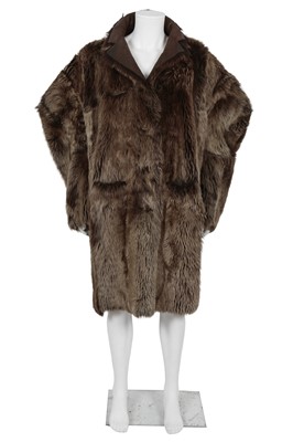 Lot 313 - A Vivienne Westwood men's reversible sheepskin coat, prototype, 2000s