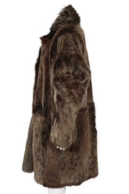 Lot 313 - A Vivienne Westwood men's reversible sheepskin coat, prototype, 2000s