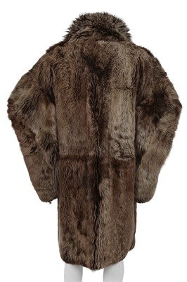 Lot 313 - A Vivienne Westwood men's reversible sheepskin coat, prototype, 2000s