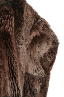 Lot 313 - A Vivienne Westwood men's reversible sheepskin coat, prototype, 2000s