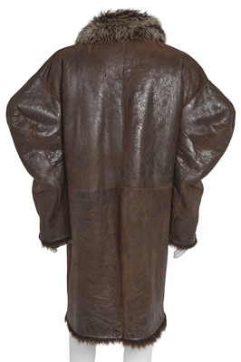 Lot 313 - A Vivienne Westwood men's reversible sheepskin coat, prototype, 2000s