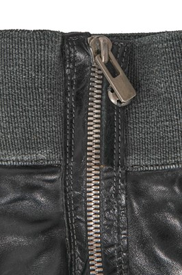 Lot 391 - A pair of Carol Christian Poell men's black leather 'visible protect' prosthetic gloves, 2000s