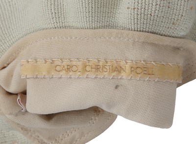 Lot 390 - A pair of Carol Christian Poell men's beige leather prosthetic gloves, 2000s
