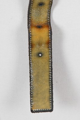 Lot 388 - Two Carol Christian Poell men's leather belts, 2000s