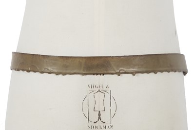 Lot 386 - A Carol Christian Poell men's brown leather drip 'SAFE' belt, 2000s