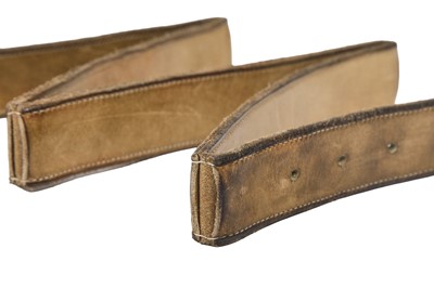 Lot 385 - A Carol Christian Poell men's beige leather folded belt, 2000s