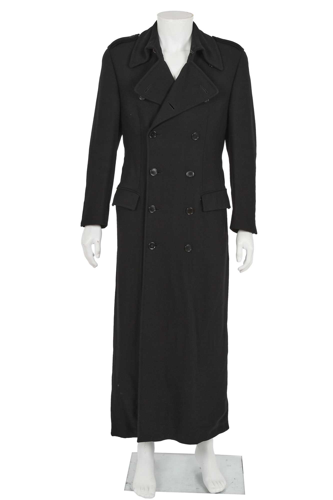 Lot 306 - A Gucci by Tom Ford men's black wool-blend coat, late 1990s-early 2000s
