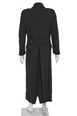 Lot 306 - A Gucci by Tom Ford men's black wool-blend coat, late 1990s-early 2000s