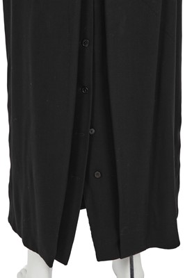 Lot 306 - A Gucci by Tom Ford men's black wool-blend coat, late 1990s-early 2000s