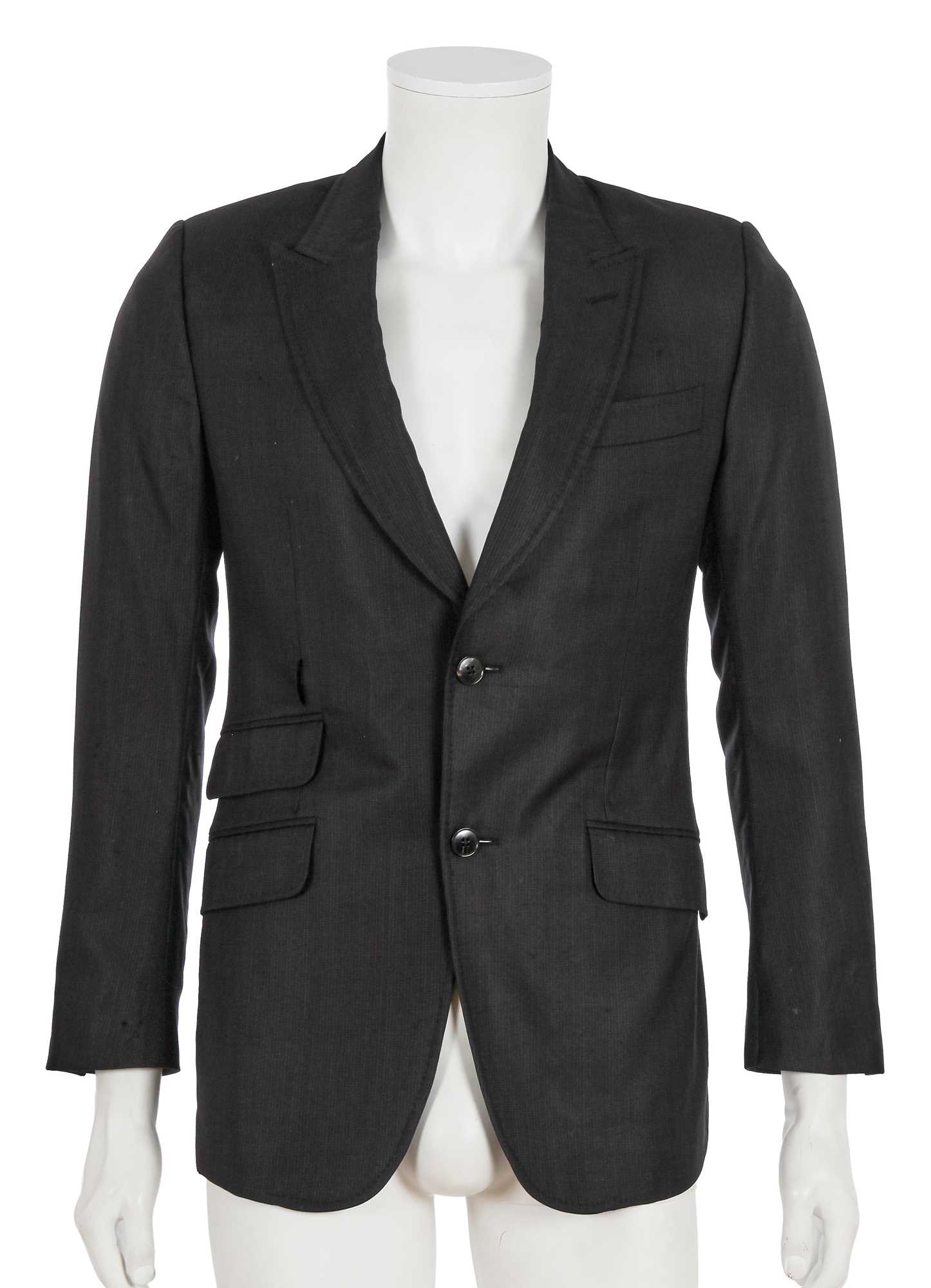 Lot 304 - Ed Sheeran's Gucci by Frida Giannini wool-silk blend blazer, worn at the Grammy Awards in 2014