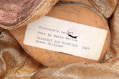 Lot 160 - The helmet and sword worn by Nadia Nerina in...