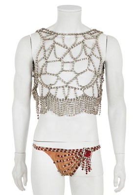 Lot 572 - A custom stage costume for The Famous Niccolini Brothers, circa 1975