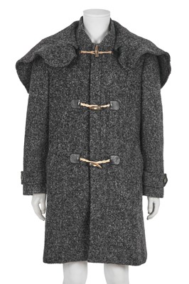 Lot 316 - An Alexander McQueen men's duffle coat and sweater ensemble, 2010-11