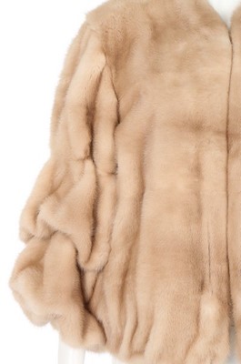 Lot 18 - A Lanvin champagne-coloured mink evening...