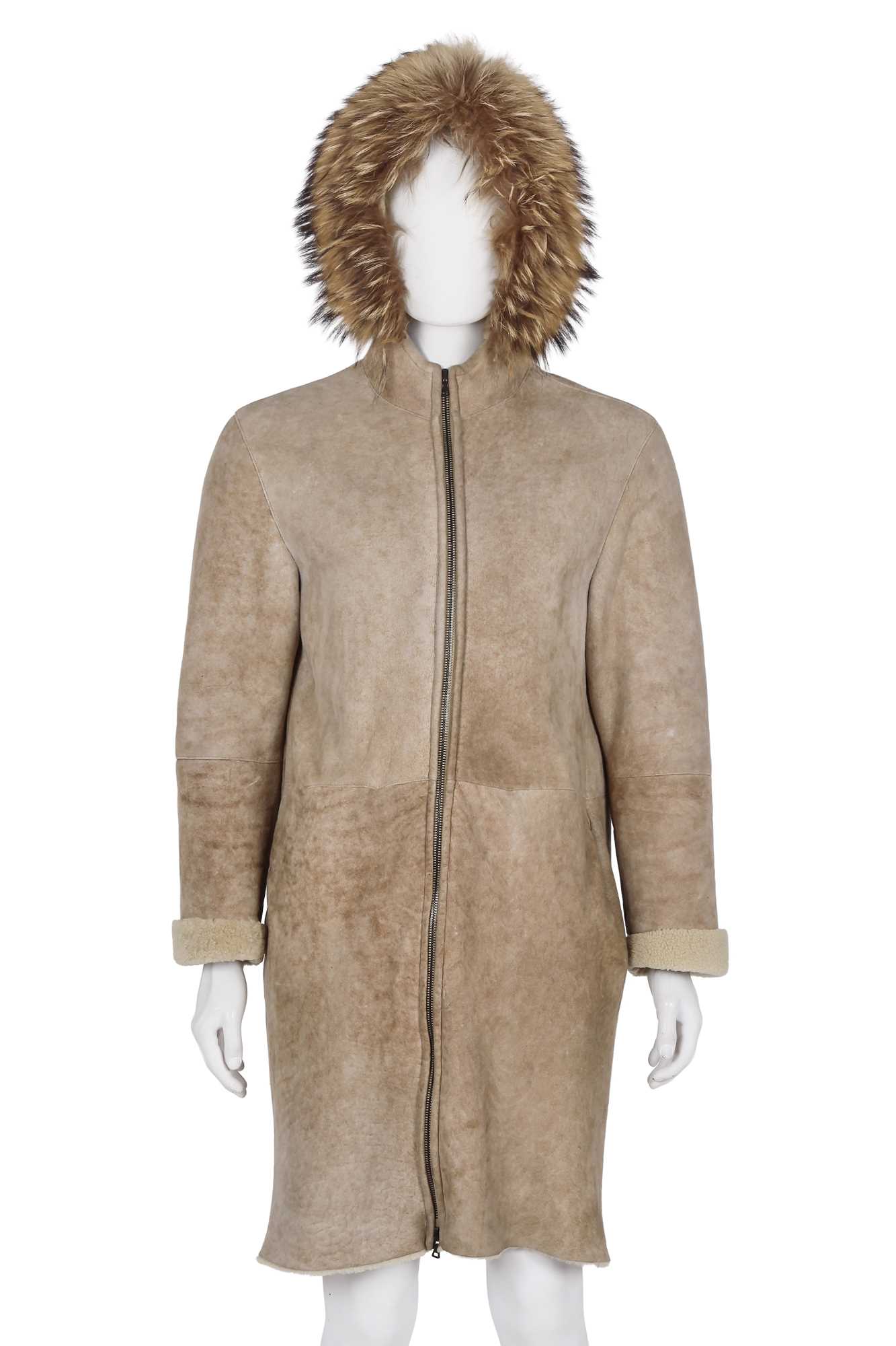 Lot 307 - A Prada men's shearling parka, 2000s