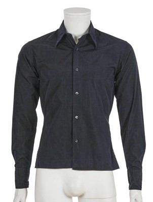Lot 310 - An Yves Saint Laurent by Hedi Slimane men's black leather Café racer jacket, circa 1999