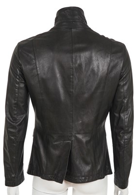 Lot 311 - An Armani men's black lambskin jacket, circa 2010
