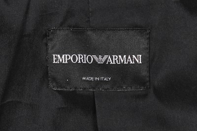 Lot 311 - An Armani men's black lambskin jacket, circa 2010