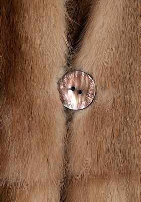 Lot 21 - A Fendi light brown mink coat, probably 1990s,...