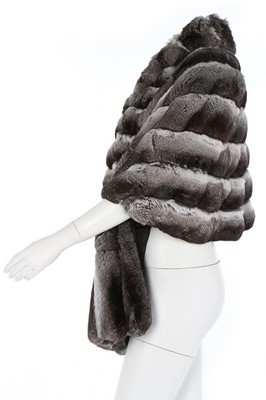 Lot 11 - A Birger Christensen chinchilla fur wrap,...