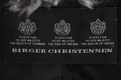 Lot 11 - A Birger Christensen chinchilla fur wrap,...