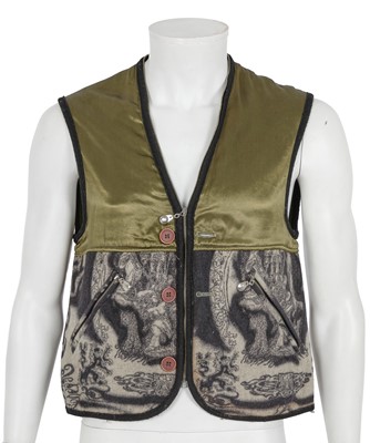 Lot 496 - A Jean Paul Gaultier satin and wool gilet, 'Le Grand Voyage/Arbullboud’deville' collection, Autumn-Winter 1994-95