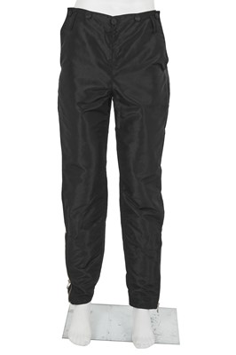 Lot 492 - A pair of Jean Paul Gaultier men's black polyamide sailor trousers, circa 1999