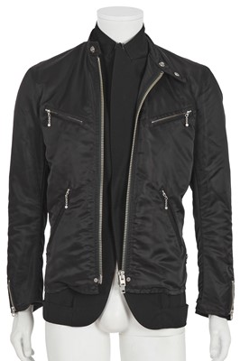 Lot 469 - A Comme des Garçons men's reversible black blazer/bomber jacket, Autumn-Winter 2007-08