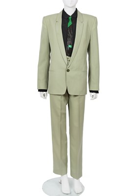 Lot 563 - An Antony Price men's green wool suit, early 1980s