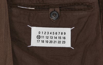 Lot 324 - A group of Maison Martin Margiela men's brown separates, 2000s