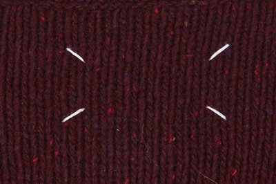 Lot 322 - Three Maison Martin Margiela knitted wool tops, 2000s
