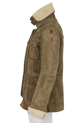 Lot 309 - An Yves Saint Laurent by Stefano Pilati men's brown shearling coat, circa 2007