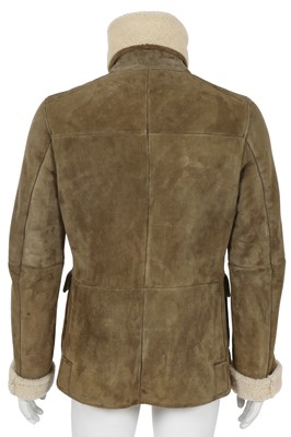 Lot 309 - An Yves Saint Laurent by Stefano Pilati men's brown shearling coat, circa 2007