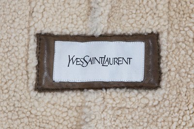 Lot 309 - An Yves Saint Laurent by Stefano Pilati men's brown shearling coat, circa 2007