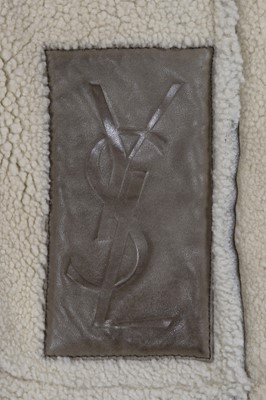 Lot 309 - An Yves Saint Laurent by Stefano Pilati men's brown shearling coat, circa 2007