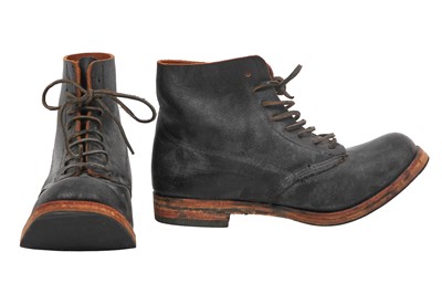Lot 453 - A pair of Paul Harnden men's black leather boots, 2000s-2010s