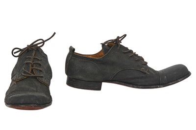 Lot 457 - A pair of Paul Harnden men's black leather Derby shoes, 2000s-2010s