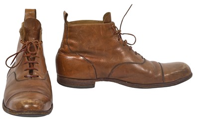 Lot 459 - A pair of Paul Harnden men's brown leather Balmoral boots, 2000s-2010s