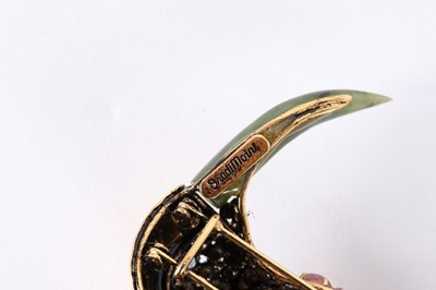 Lot 45 - A fine Iradj Moini exotic bird brooch, 1990s,...