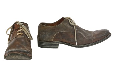 Lot 434 - A pair of Augusta by Simone Cecchetto men's brown leather Derby shoes, circa 2005-2010