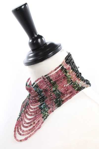 Lot 52 - An Iradj Moini Maasai-inspired tourmaline...