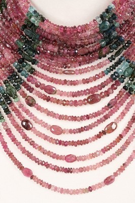 Lot 52 - An Iradj Moini Maasai-inspired tourmaline...