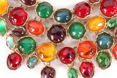 Lot 53 - An Yves Saint Laurent Rive Gauche chunky `gem'...